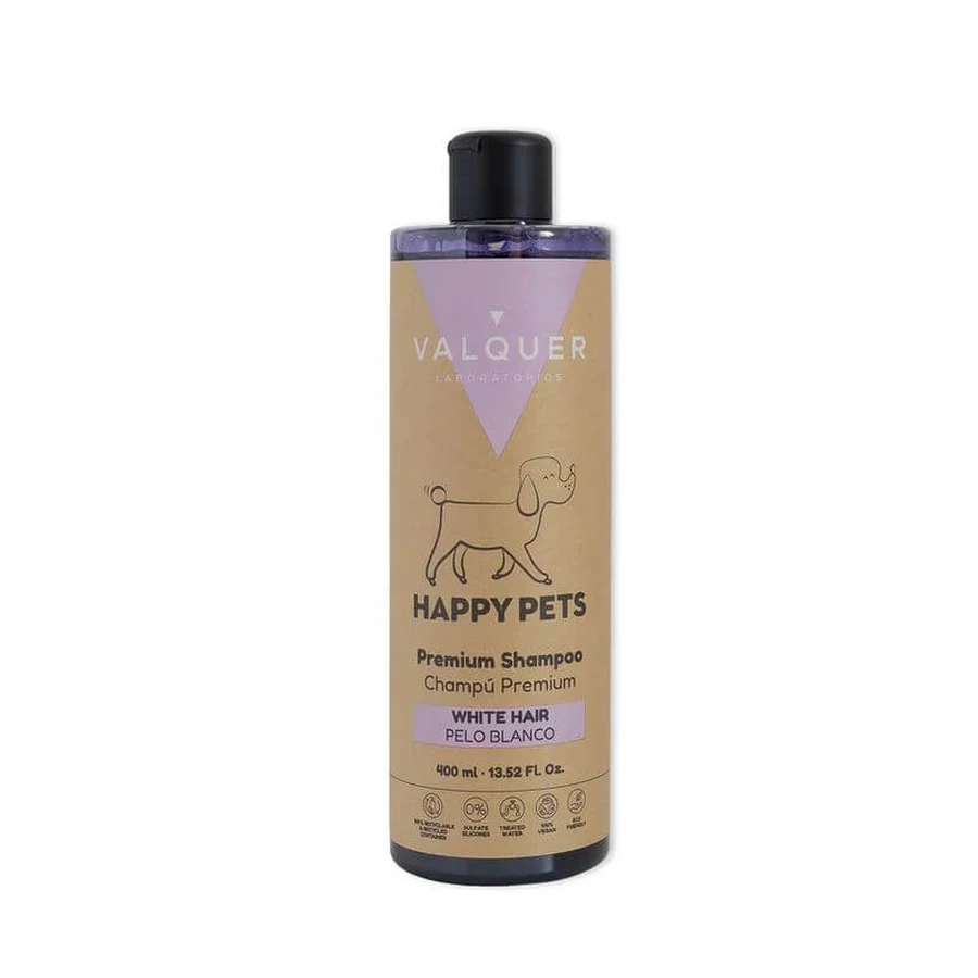 Valquer Pets Laboratories Premium Shampoo Weißes Haar, 400 ml