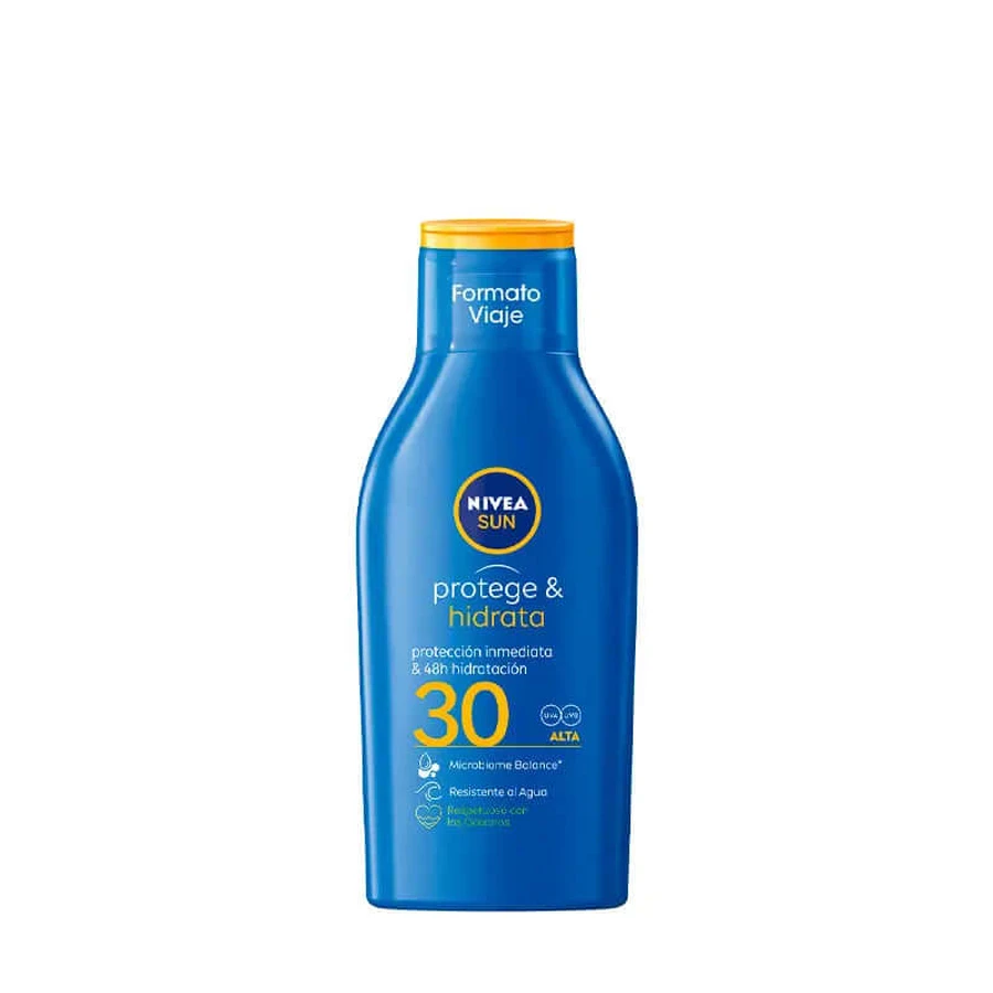 NIVEA Sun Fp30 Ochronno-nawilżające mleczko do opalania, rozmiar podróżny, 100 ml: ceny i cechy