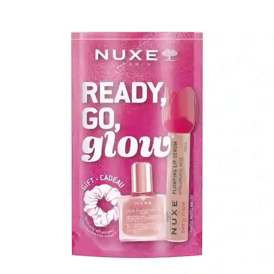 Nuxe Very Rose Glow On The Go Pink Set Ruj + Huile Florale