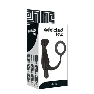 Addicted Toys 10 Cm Schwarzer Prostata-Vibrator