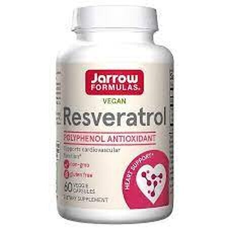 Resveratrol  Jarrow Formulas, 100 mg, 60 capsule vegetale, Secom