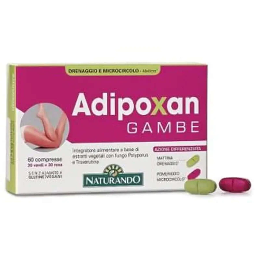 Naturando Adipoxan Gambe 30+30 tabletek: ceny i cechy
