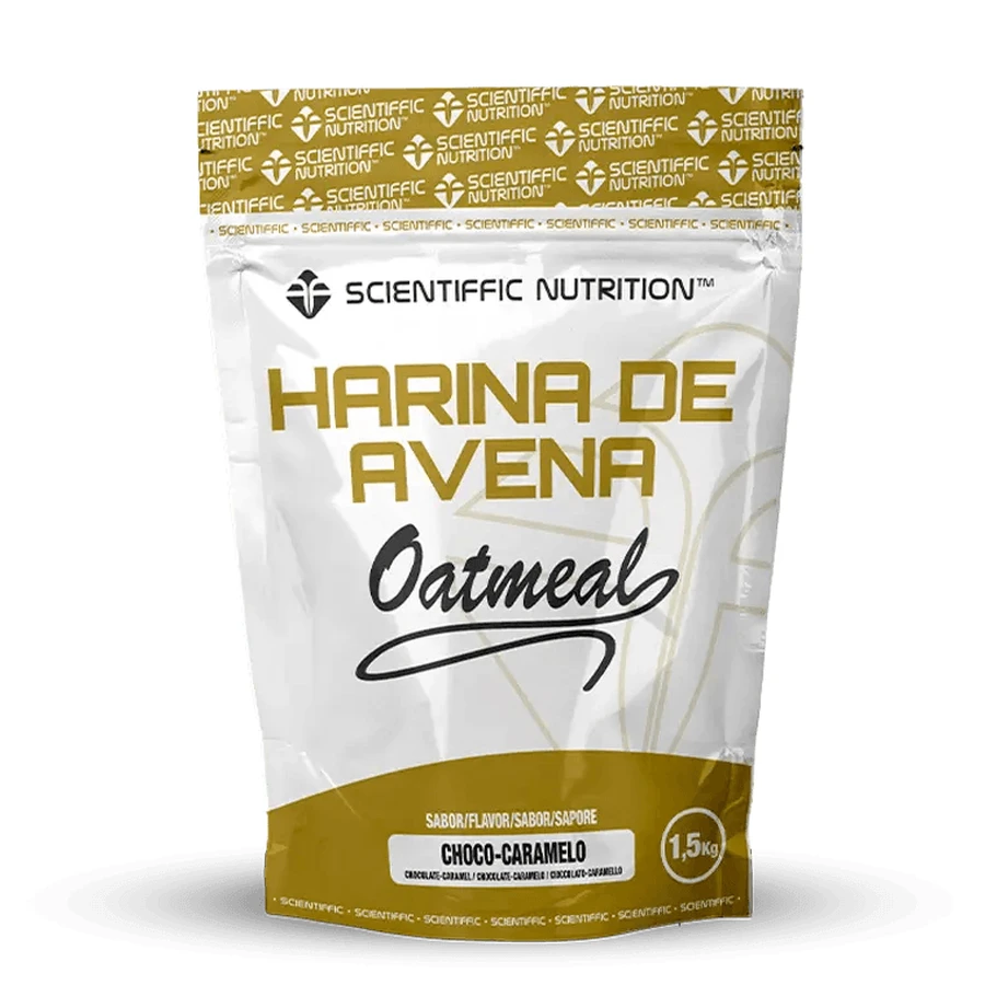 Scientiffic Nutrition Flocons d'avoine Chocobar Caramel, 1,5 kg
