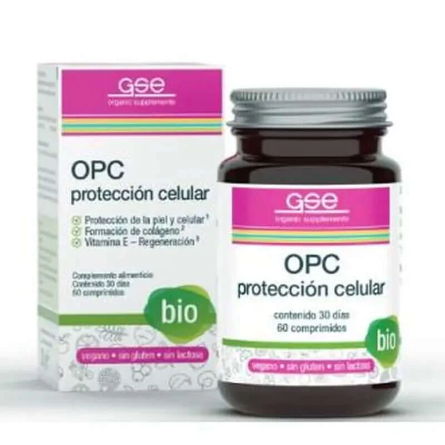 Gse Opc Ochrona komórkowa 60 bio-wegańskich tabletek: ceny i cechy