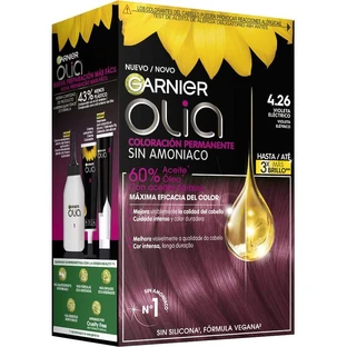 Garnier Olia Colorazione Permanente Senza Ammoniaca, Profumo gradevole con Oli Floreali Naturali - Viola Audace Elettrico 4,26