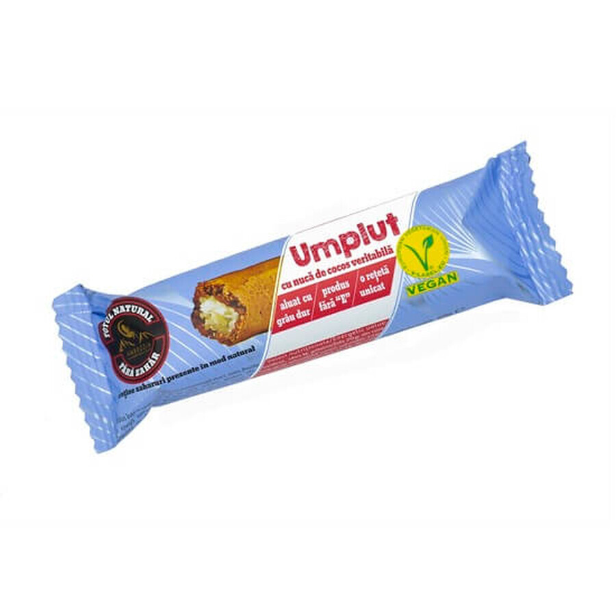 Baton umplut cu nuca de cocos, 60 gr, Hiper Ambrozia