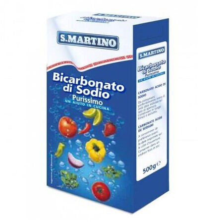 Bicarbonato sódico, 500 g, S.Martino