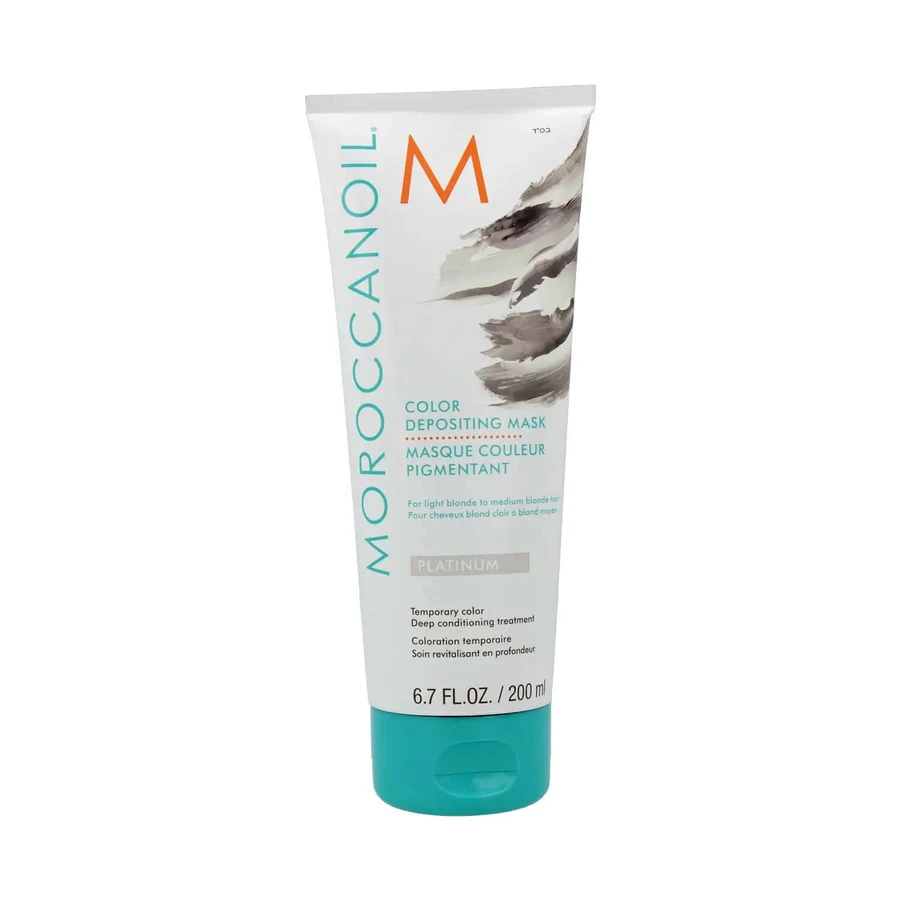 Moroccanoil Platinum Mască de depunere a culorii, 200 ml