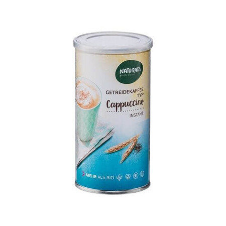 Eco caffè cappuccino istantaneo con cereali, 175 g, Naturata