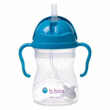 Lata de paja, +6 meses, 240 ml, Azul, BBOX