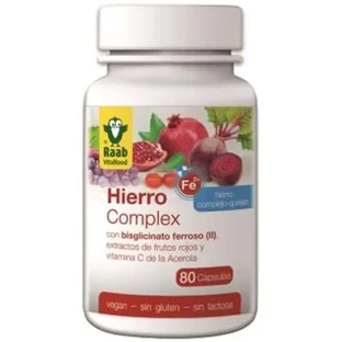 Raab Vitalfood Complejo De Hierro 80Cap. Sg Vegan