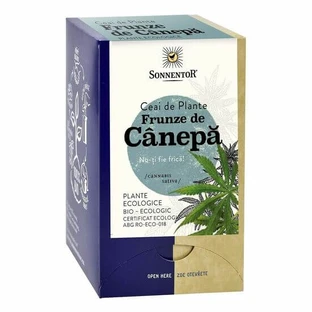 Té de hojas de cáñamo Eco, 18 bolsitas, Sonnentor
