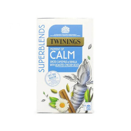 Té de hierbas Superblends Moment of Calm, 18 bolsitas, Twinings