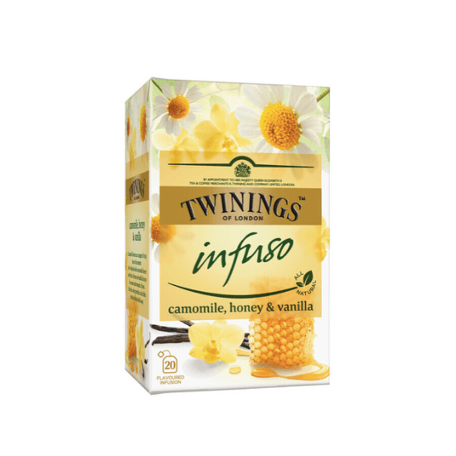 Infusión de manzanilla, miel y vainilla, 20 bolsitas, Twinings