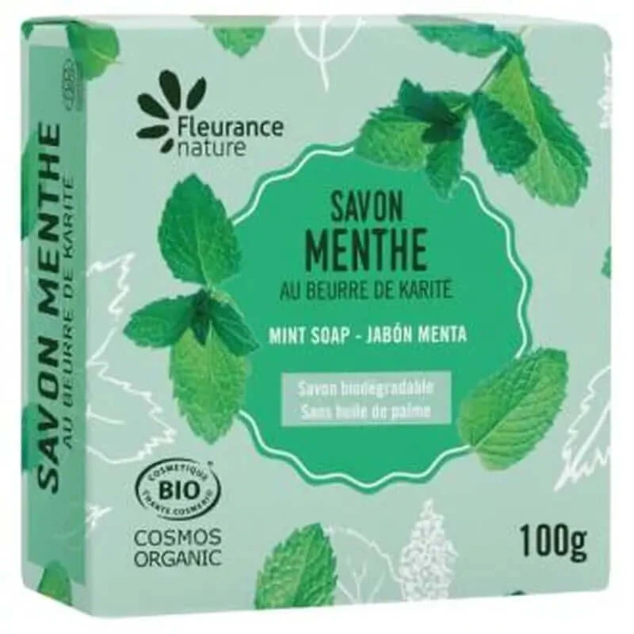 Fleurance Nature Pfefferminz duftende Seife Bar 100Gr