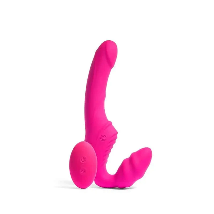 Platanomelon Isa dubbele vibrator Fuchsia