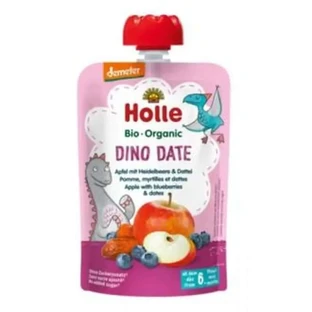 Holle Smoothie Dino Datum Appel-Bosbes 6Mnd 100Gr