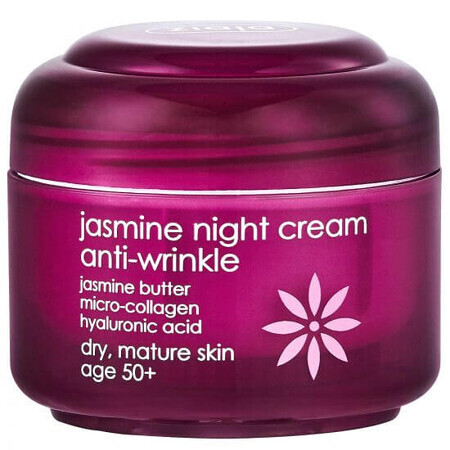 Anti-Wrinkle Night Cream Jasmine Oil, +50, 50 ml, Ziaja