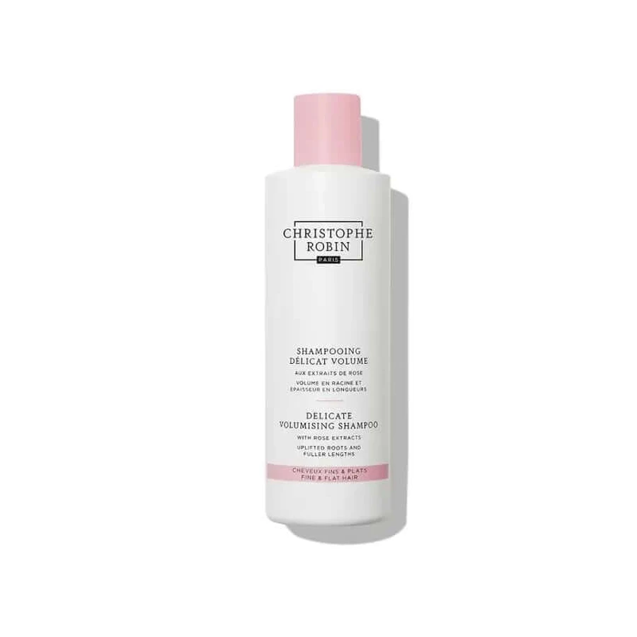 Christophe Robin Shampoo Delicato Volumizzante con Estratti di Rosa, 250 ml