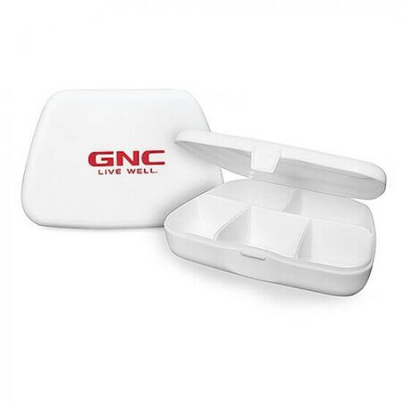 Caja para guardar cápsulas y pastillas, 5 compartimentos, GNC