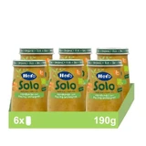 Hero Baby Pack Tarrito Eco Solo Verdure con Pasta Integrale, 6 x 190 gr