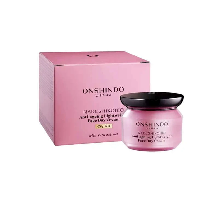 Onshindo Osaka Nadeshikoiro Crema giorno anti-età per pelli grasse, 50 ml