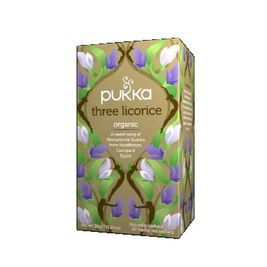 Pukka Infusie Drie Zoethout Infusie Bio , 20 eenheden