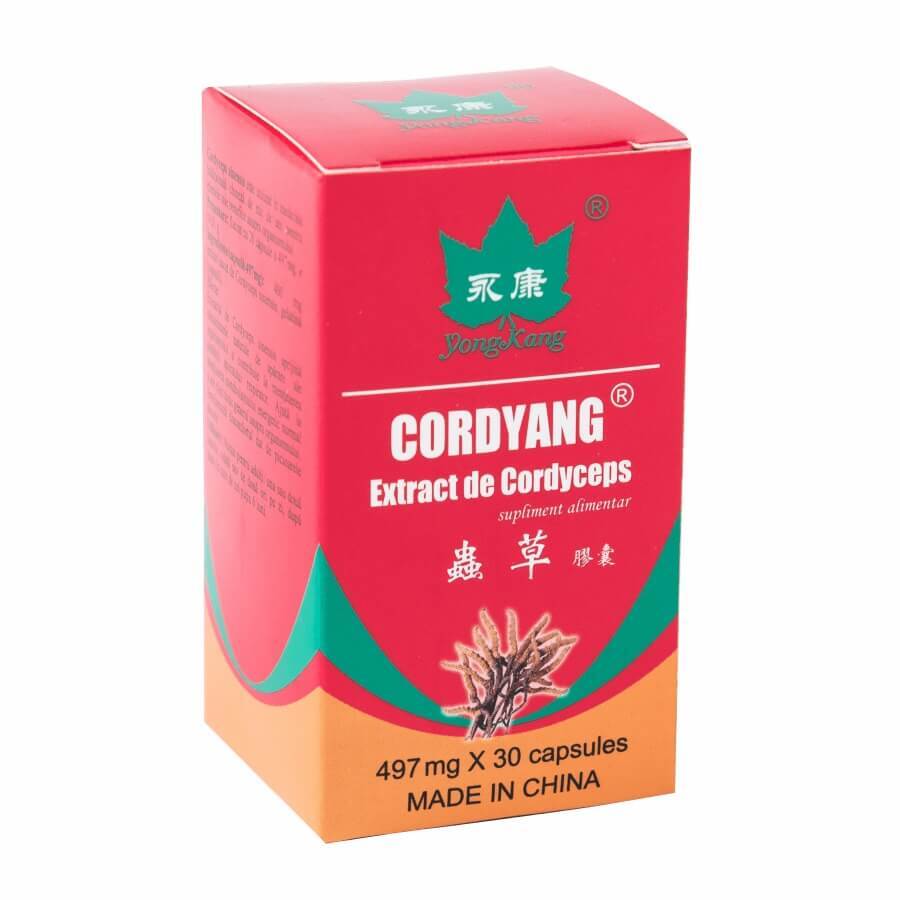 Estratto di Cordyceps Cordyang 497 mg, 30 capsule, Yongkang International China