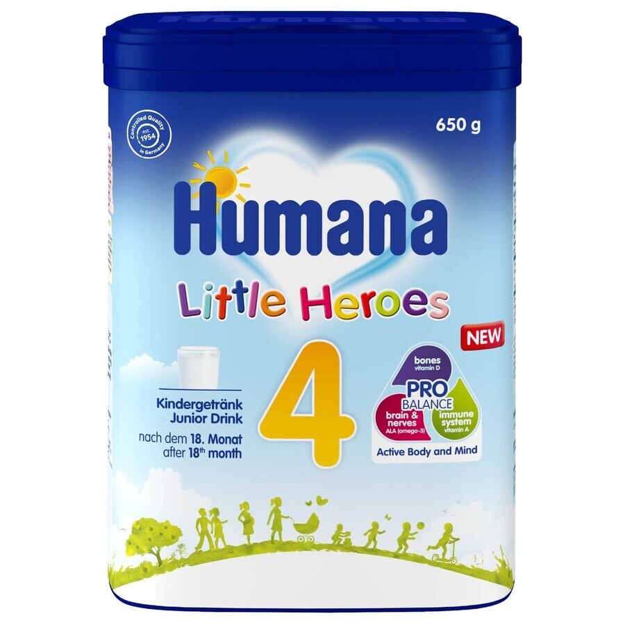 Little Heroes 4 Probalance leche maternizada, 650 g, +18 meses, Humana