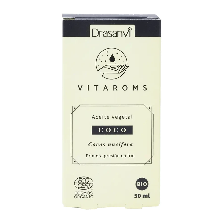 Drasanvi Vitaroms Ulei vegetal de nucă de cocos Bio Ecocert , 50 ml