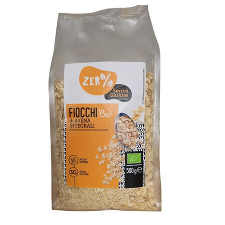 Fiocchi di avena integrale senza glutine, 500 g, Fior di Loto