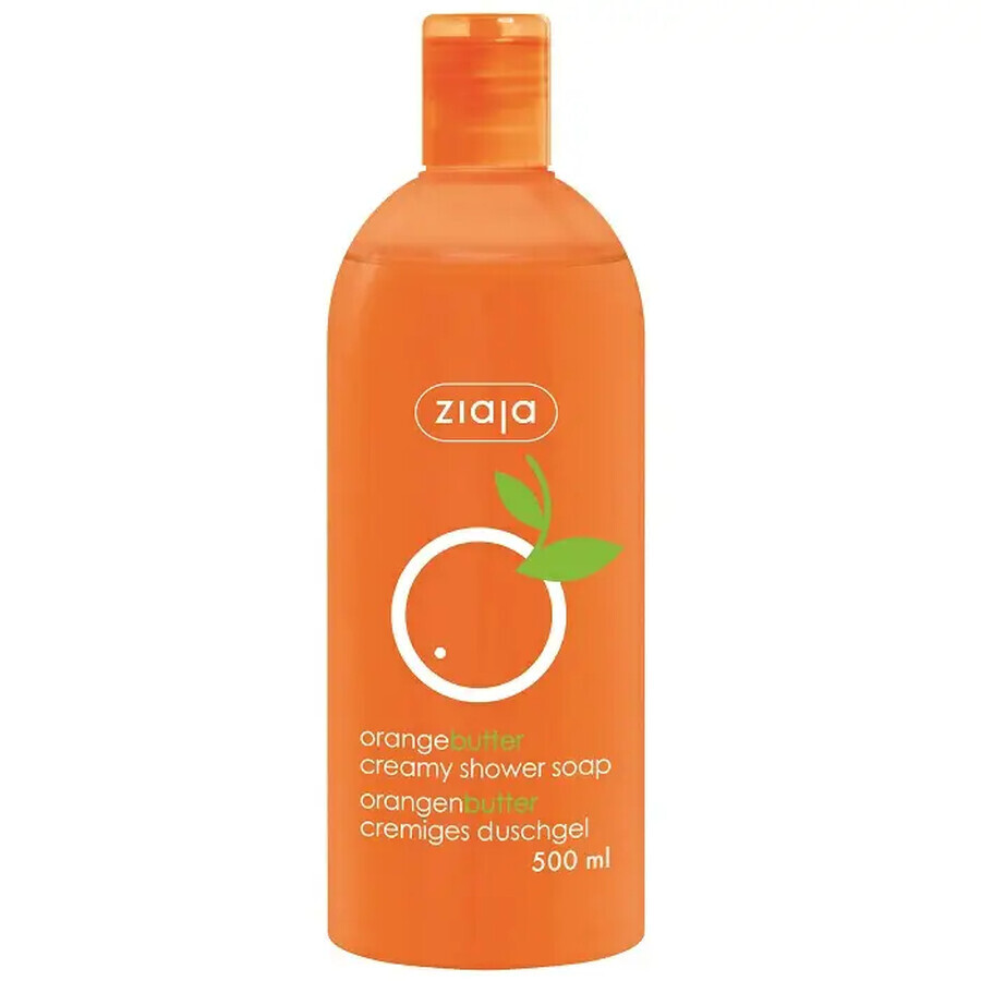 Gel de ducha con manteca de naranja, 500 ml, Ziaja