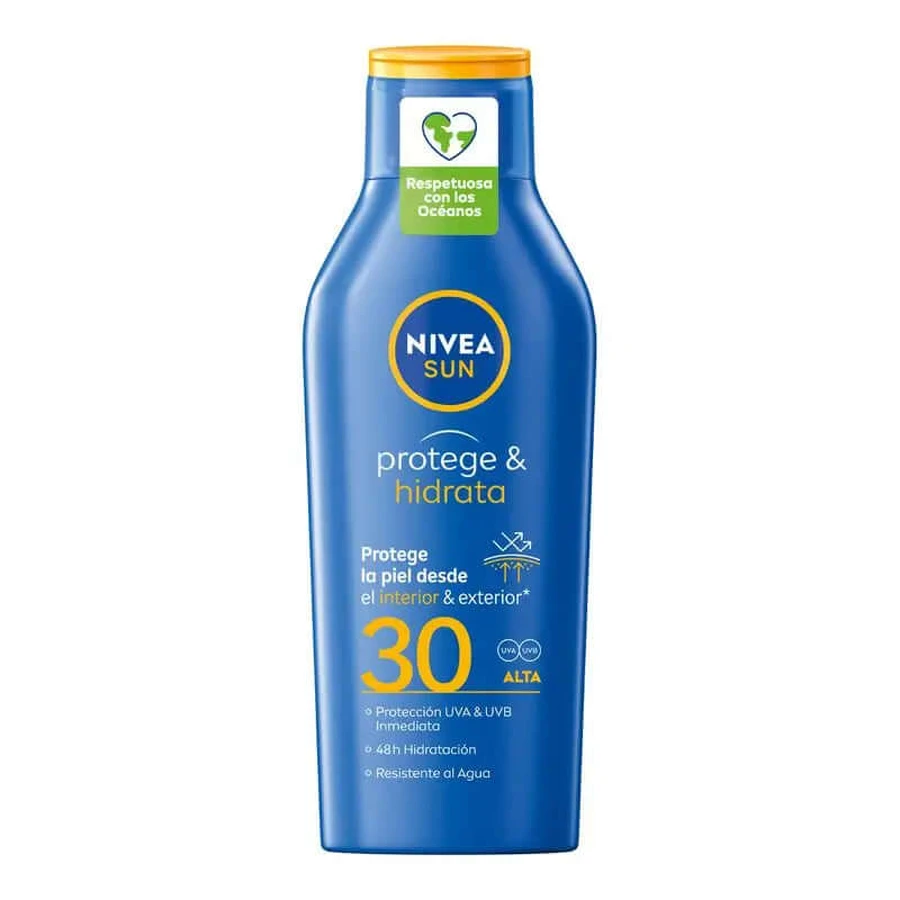 NIVEA Sun SPF30 Protect & Moisturize Hydraterende Zonnebrandmelk, 400 ml
