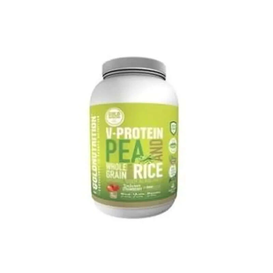 Gold Nutrition V-Proteïne Aardbei 1Kg