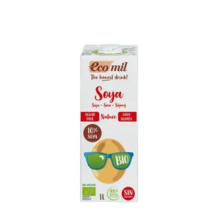 Ecomil Vegetable Drinks Organic Soya Beverage, 1 litre