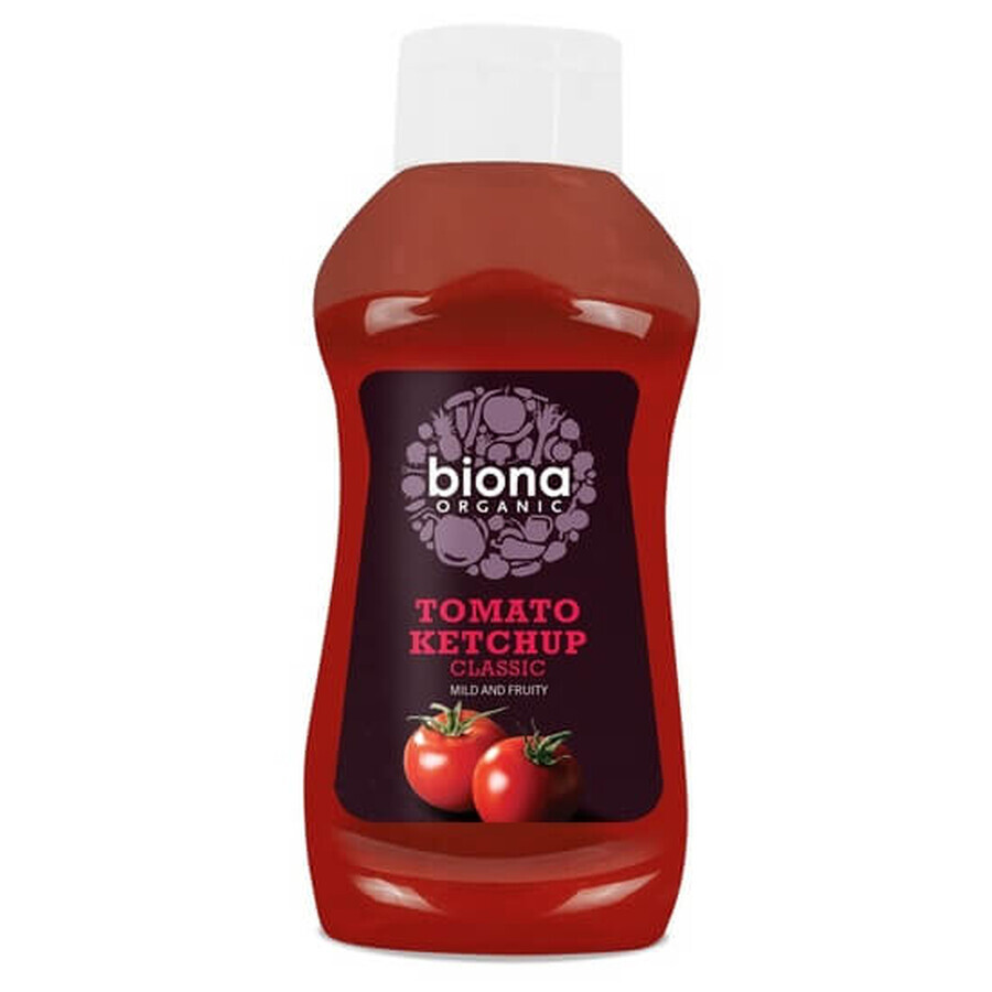 Ketchup clásico ecológico, 560 g, Biona Organic