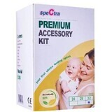 Premium feeding bottle and accessories kit, 32 mm, Spectra