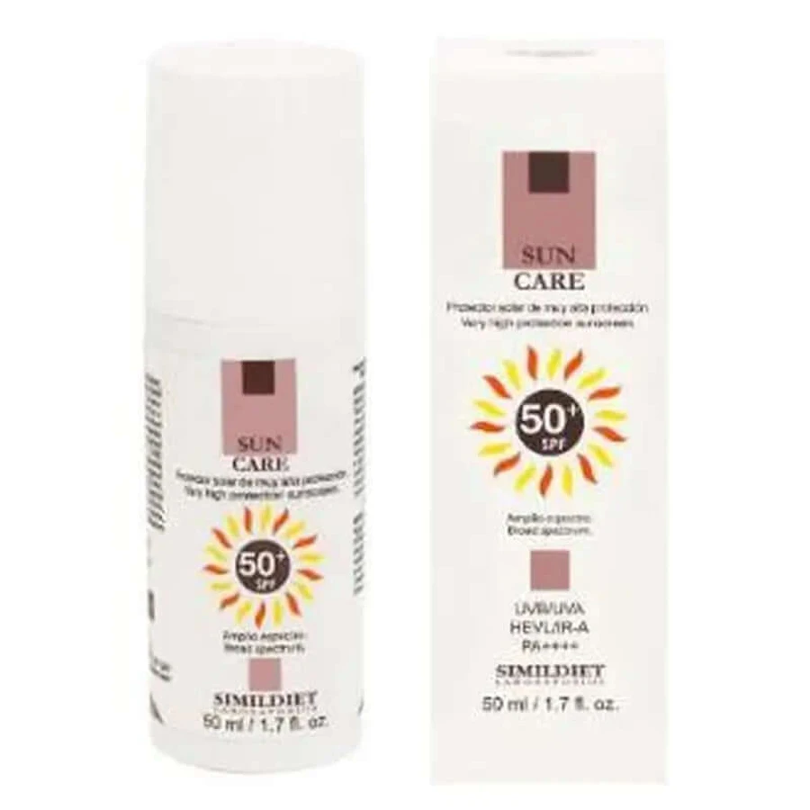 Simildiet Sun Care Spf50+ Crème solaire à large spectre 50