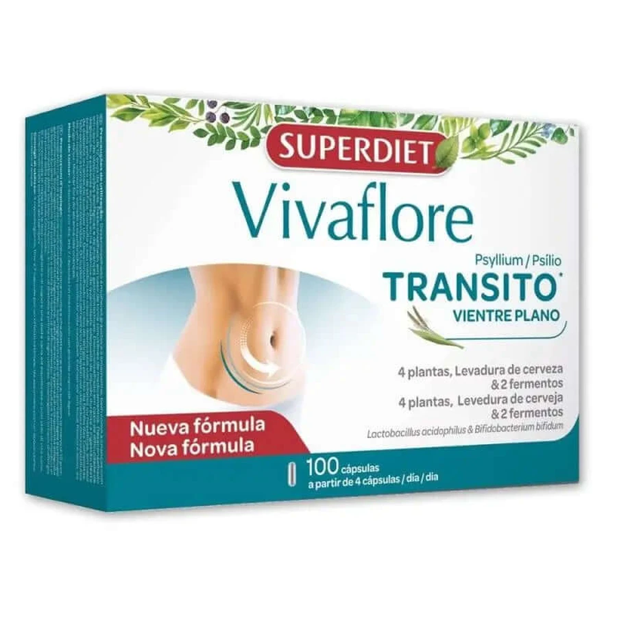Superdiet Vivaflore Transito 400 Mg, 100 Tablete