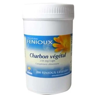Fenioux Carbon vegetal 250Mg. 200 Capsule