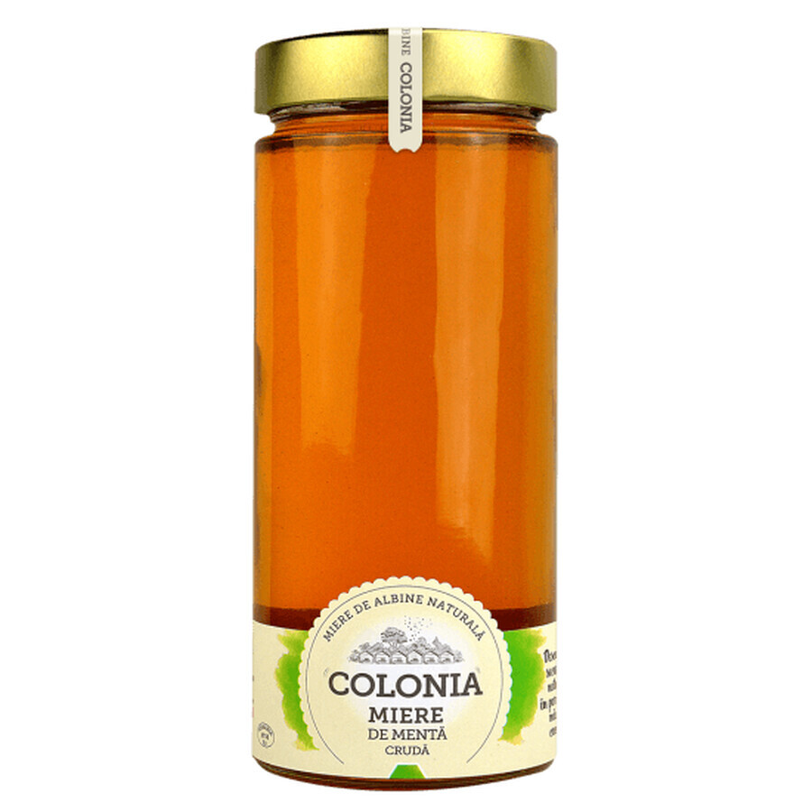 Miel de menta cruda, 800 g, Colonia