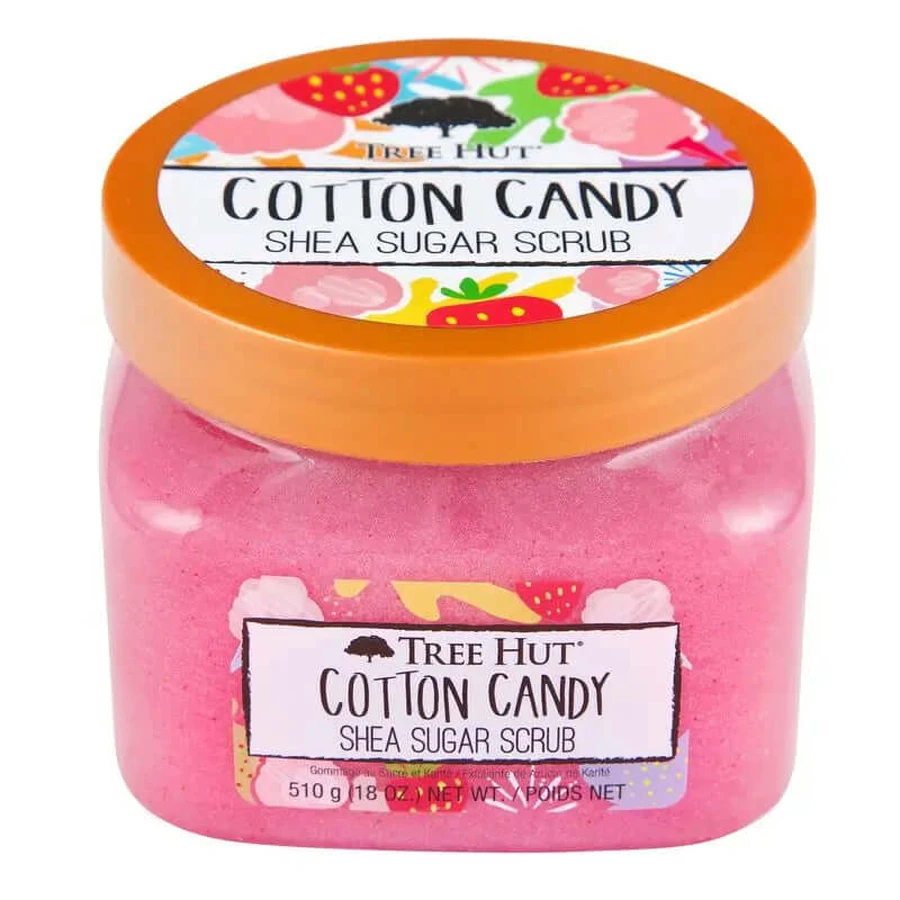 Tree Hut Exfoliating Sugar Scrub, Zuckerwatte, Zuckerwatte, 510 g