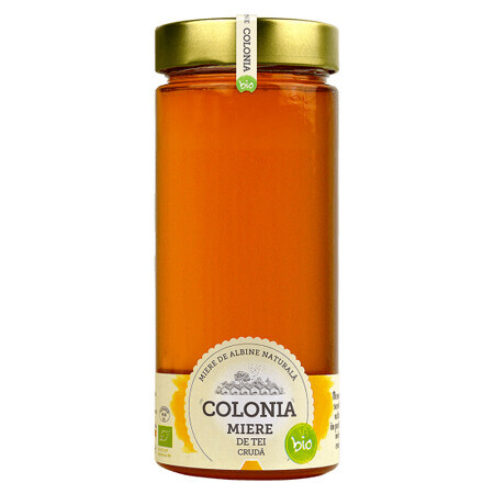 Miel de Tei cruda ecológica, 800 g, Colonia