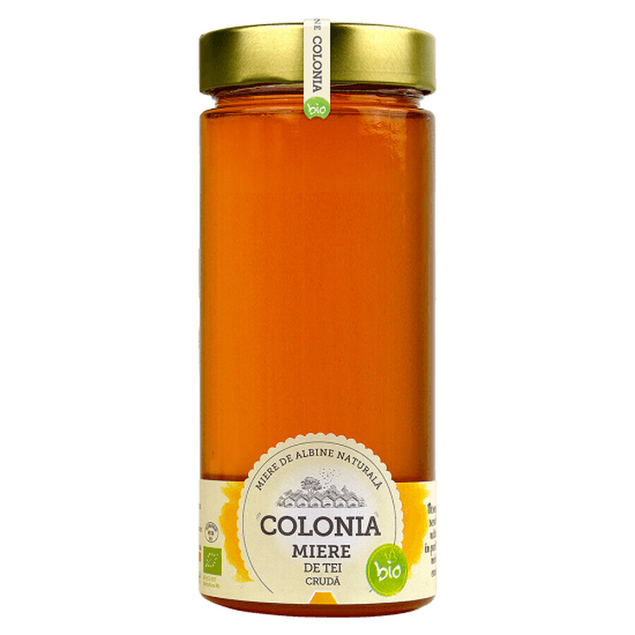 Miel de Tei cruda ecológica, 800 g, Colonia