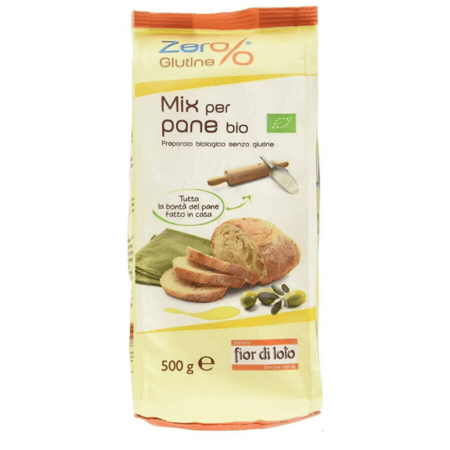 Mix de paine fara gluten, 500 g, Fior di Loto