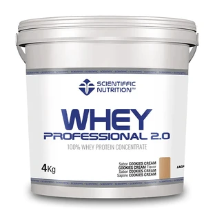 Scientiffic Nutrition Whey Professional 2.0 Cookies, 4 kg