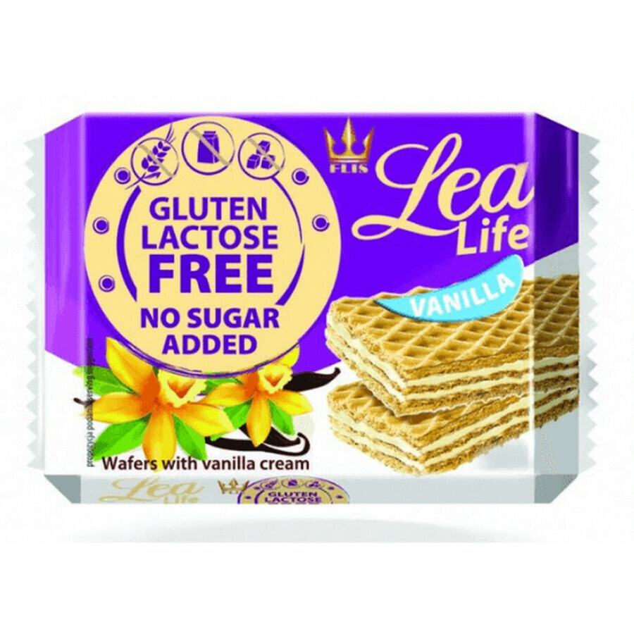 Vanilla wafers, 95 g, Lea Life