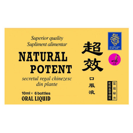 Natural Potent, 6 fiole, Naturalia Diet