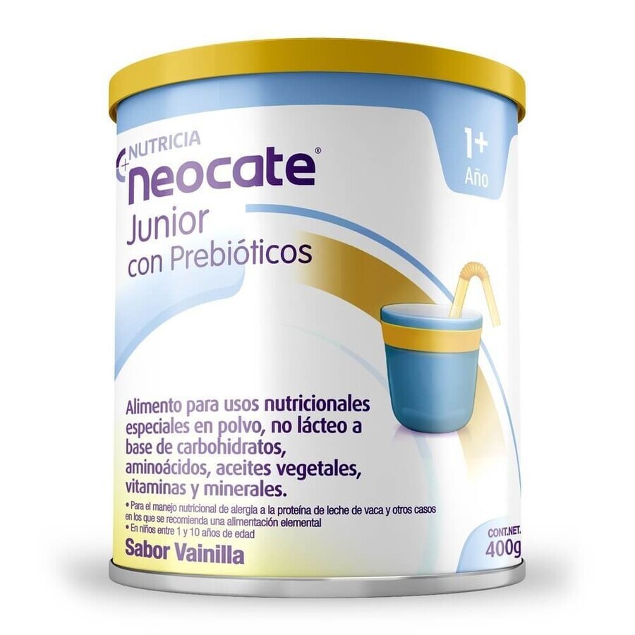 Special hypoallergenic formula Neocate Junior with vanilla flavour, +12 months, 400 g, Nutricia