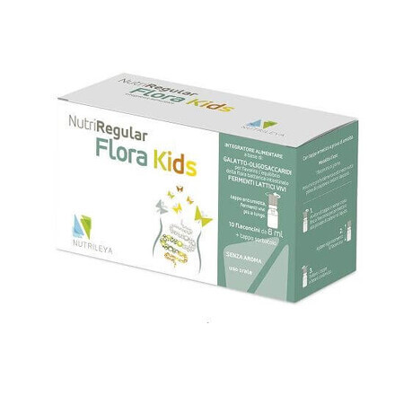 NutriRegular Flora Kids, 10 botellas, Nutrileya